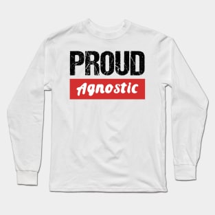 Proud Agnostic Pride Long Sleeve T-Shirt